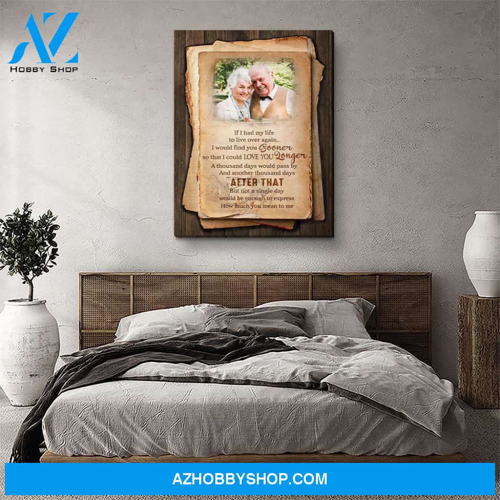 A Thousand Days - Personalized Custom Photo Canvas