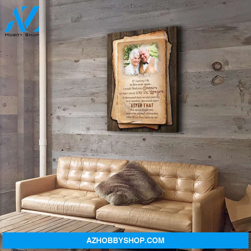 A Thousand Days - Personalized Custom Photo Canvas