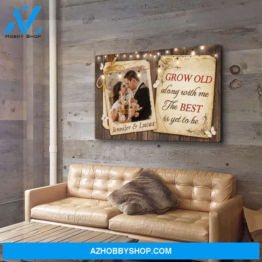 Along With Me - Personalized Custom Photo Canvas