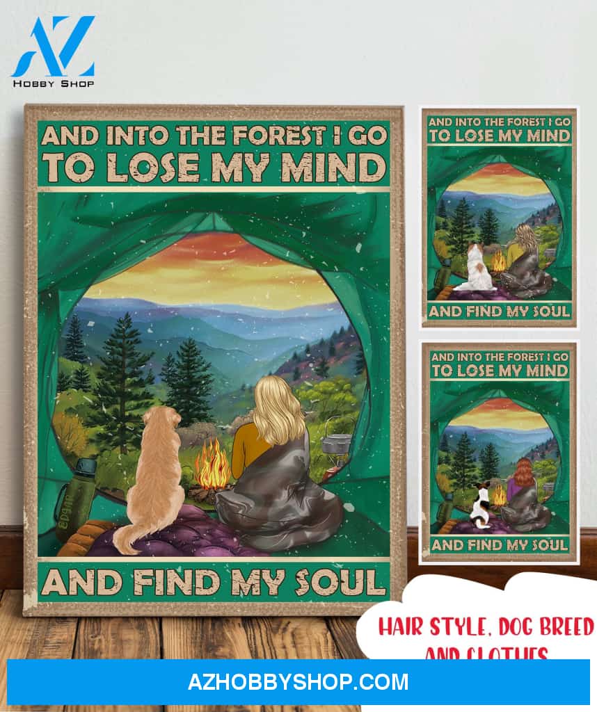 And Into the Forest I Go - Personalized Custom Canvas
