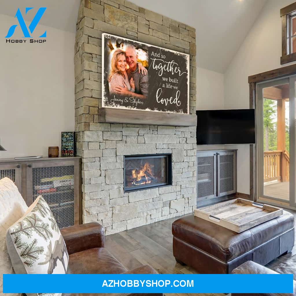 And So Together - Personalized Custom Photo Canvas