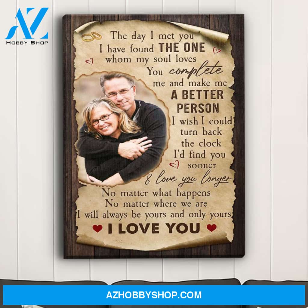 Be Yours And Only Yours - Personalized Custom Photo Canvas