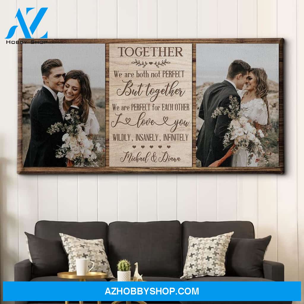 Beautiful Love Story - Personalized Custom Name Canvas
