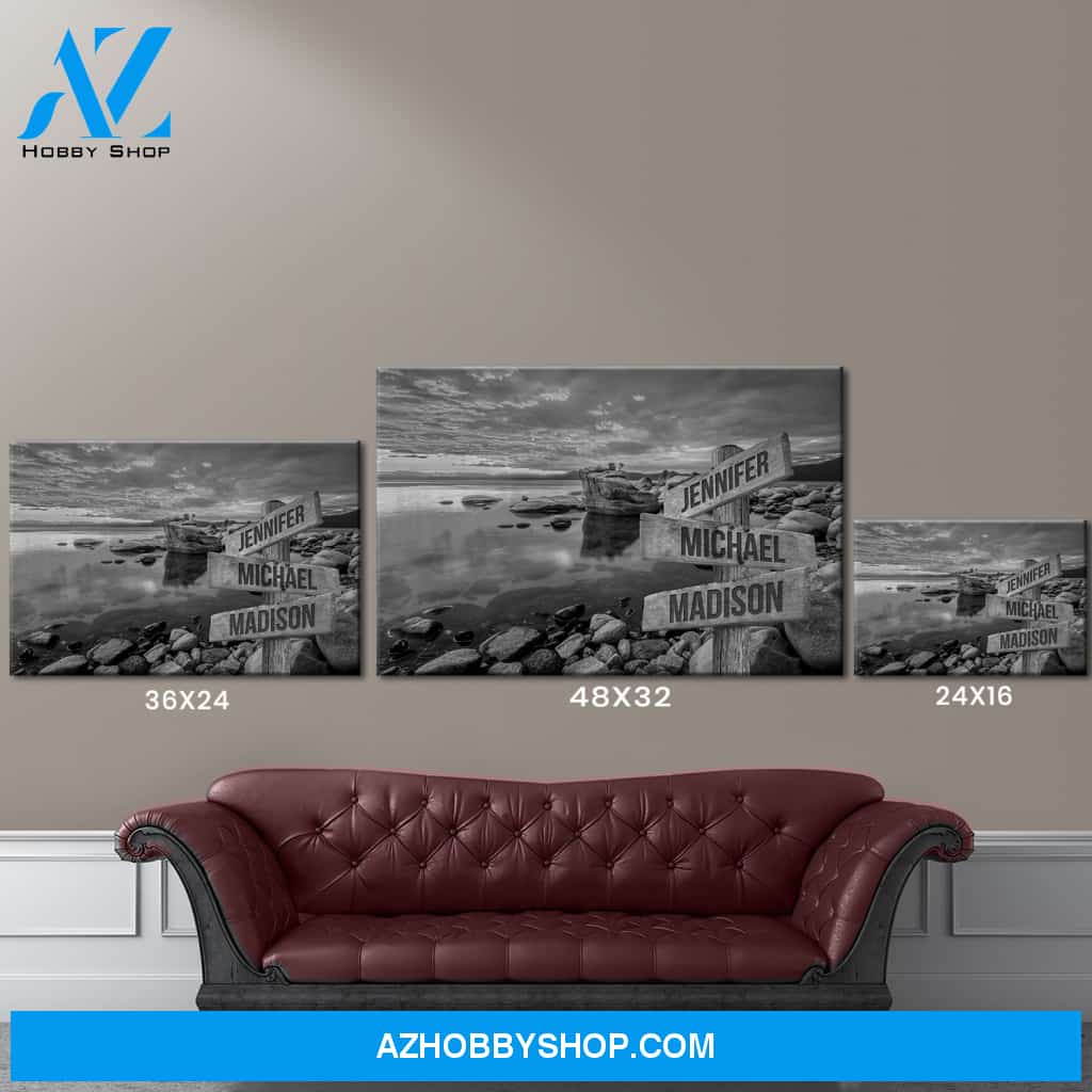Candy Skies Multi-Names Premium Canvas