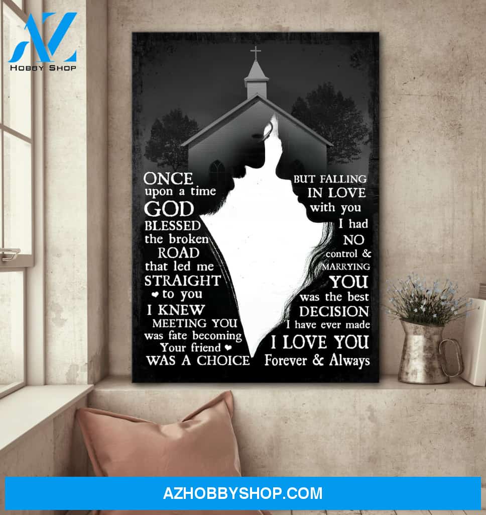 Couple - Marrying you was the best decision I have ever made - Portrait Canvas Prints - Wall Art