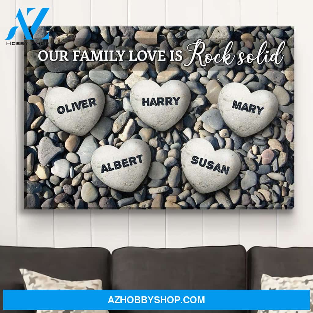 Family Love - Personalized Custom Name Canvas
