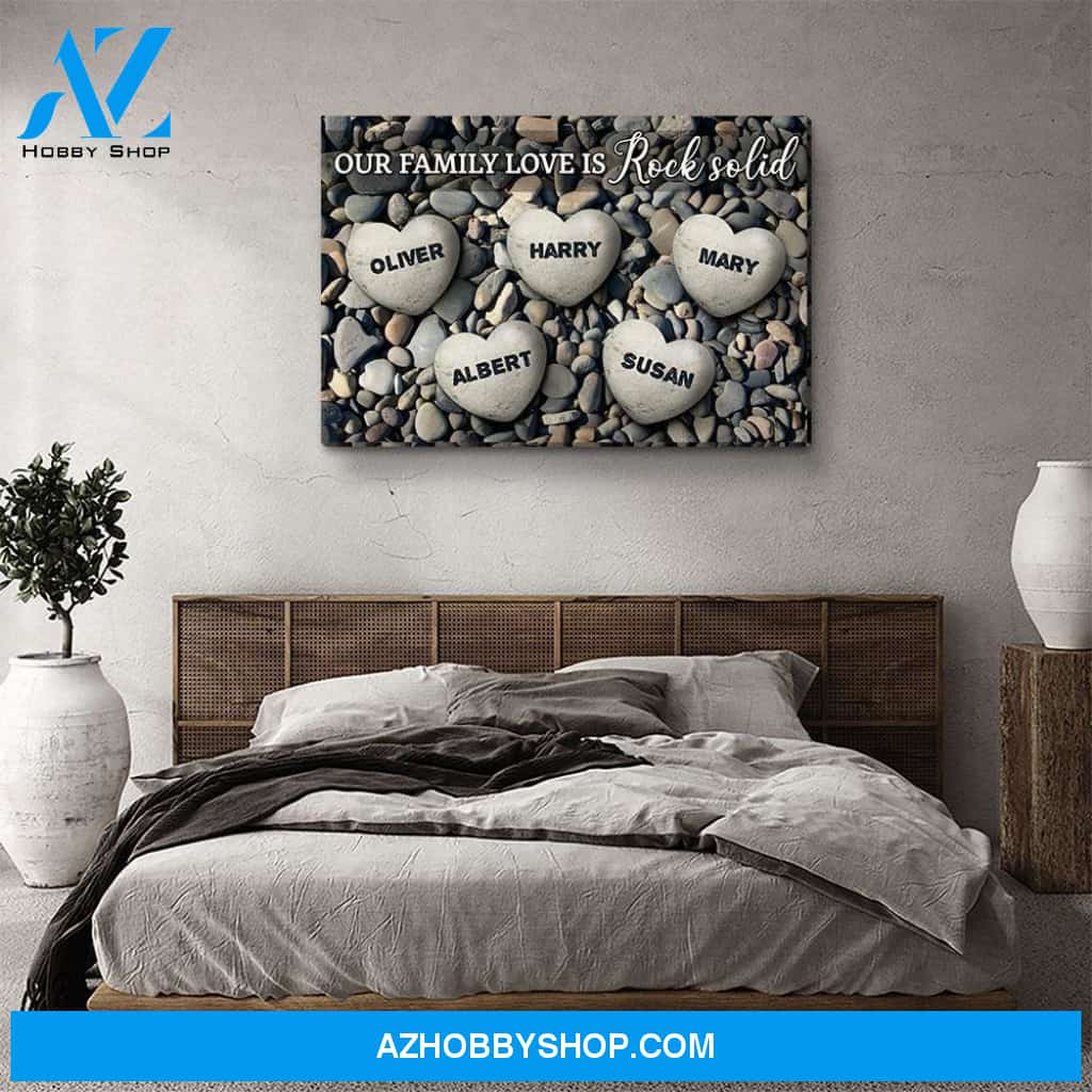 Family Love - Personalized Custom Name Canvas