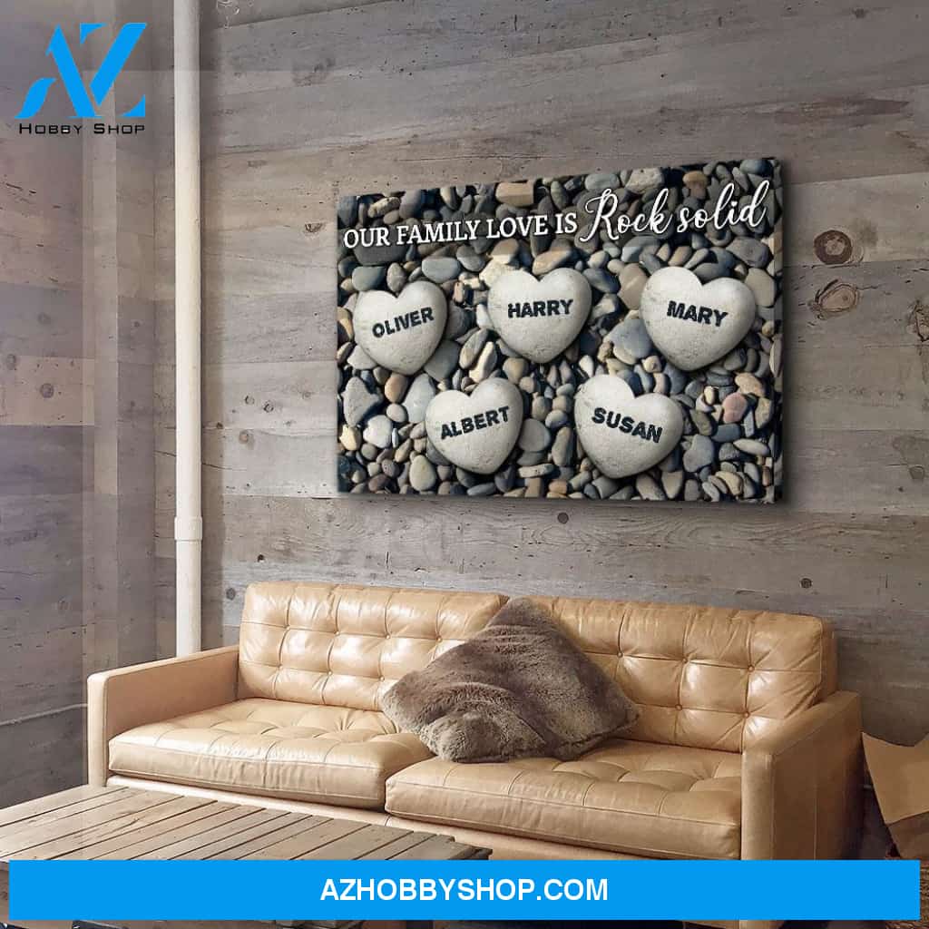 Family Love - Personalized Custom Name Canvas