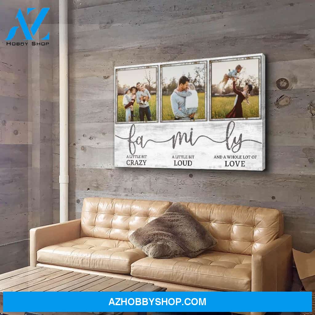 Family Love - Personalized Custom Photo Canvas