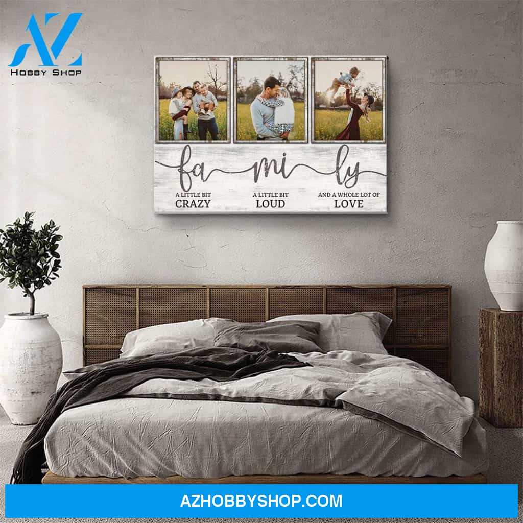 Family Love - Personalized Custom Photo Canvas