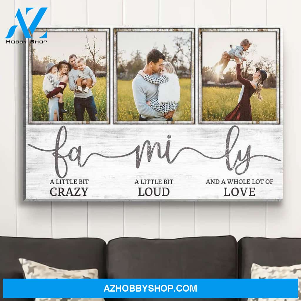 Family Love - Personalized Custom Photo Canvas