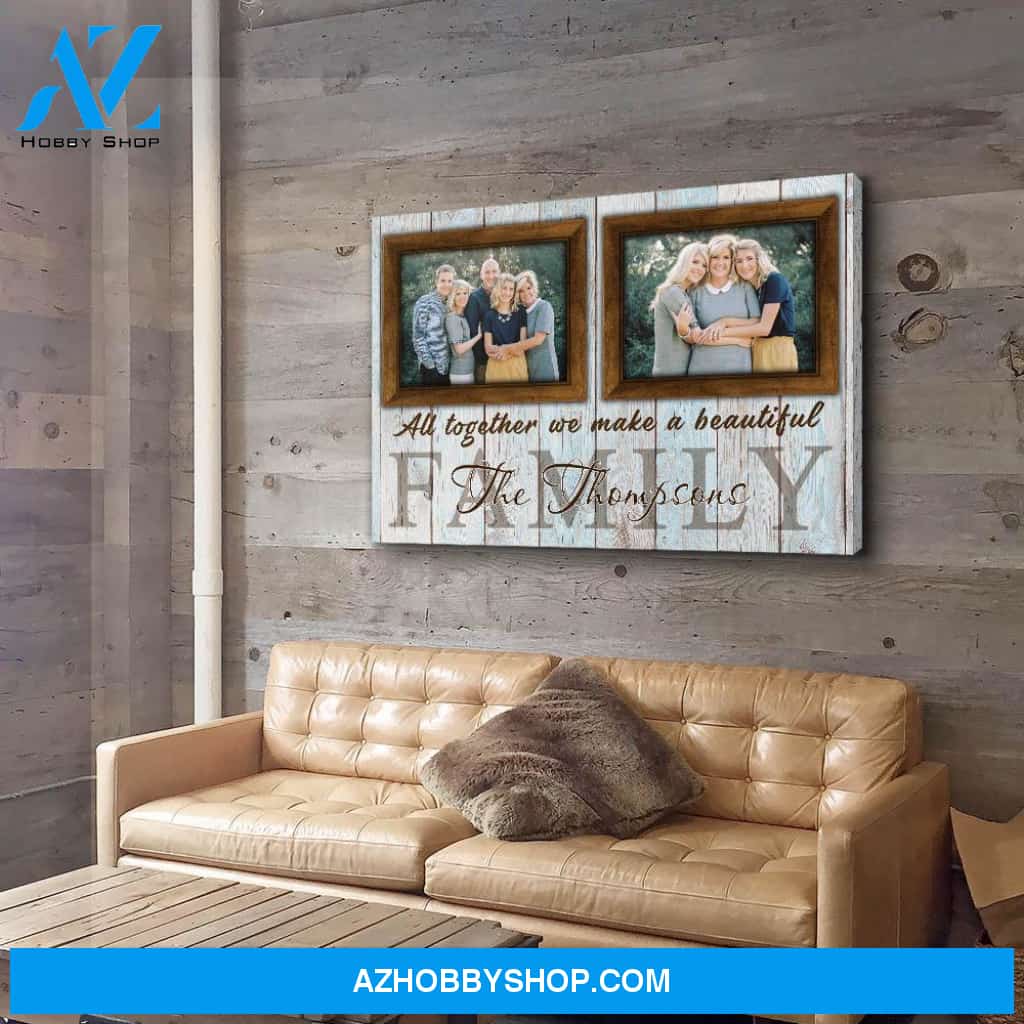 Family Together - Personalized Custom Photo Canvas