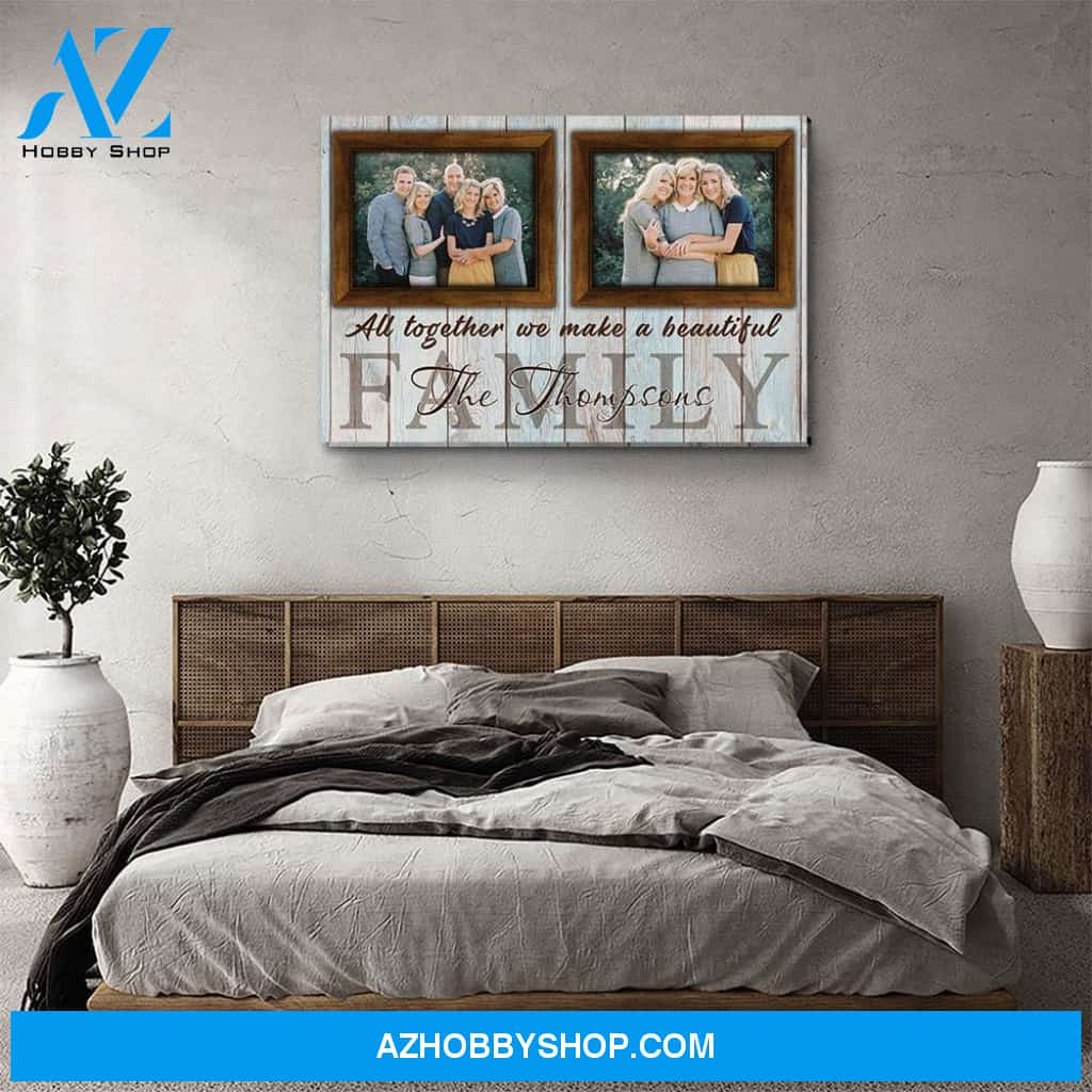 Family Together - Personalized Custom Photo Canvas