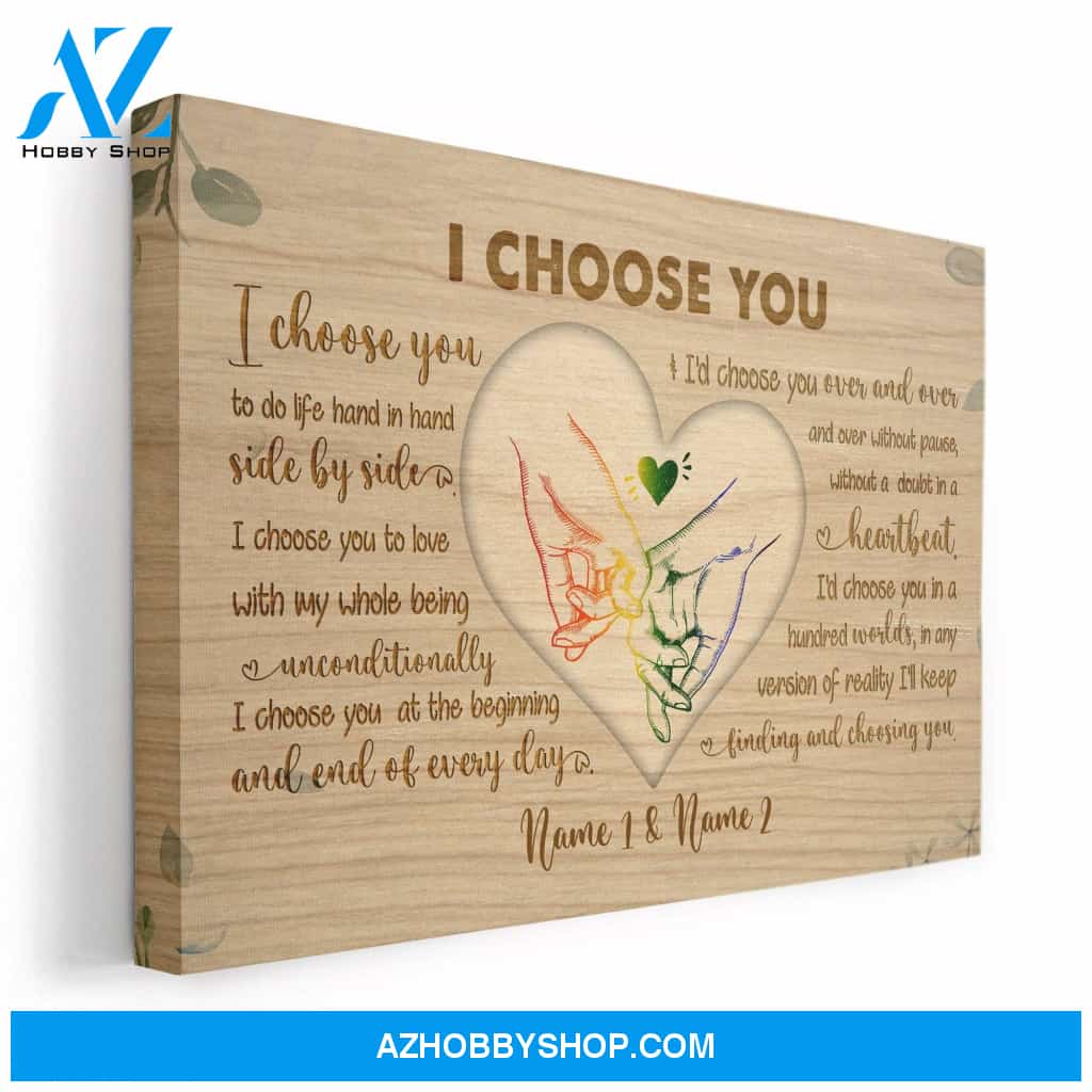 I Choose You Canvas & Poster