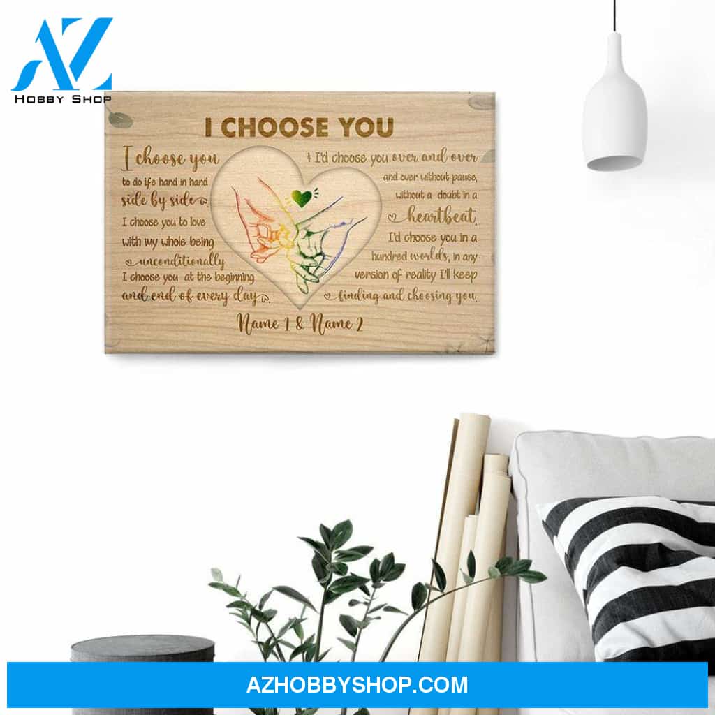 I Choose You Canvas & Poster