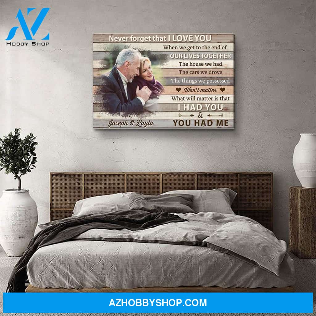 I Had You & You Had Me - Personalized Custom Photo Canvas