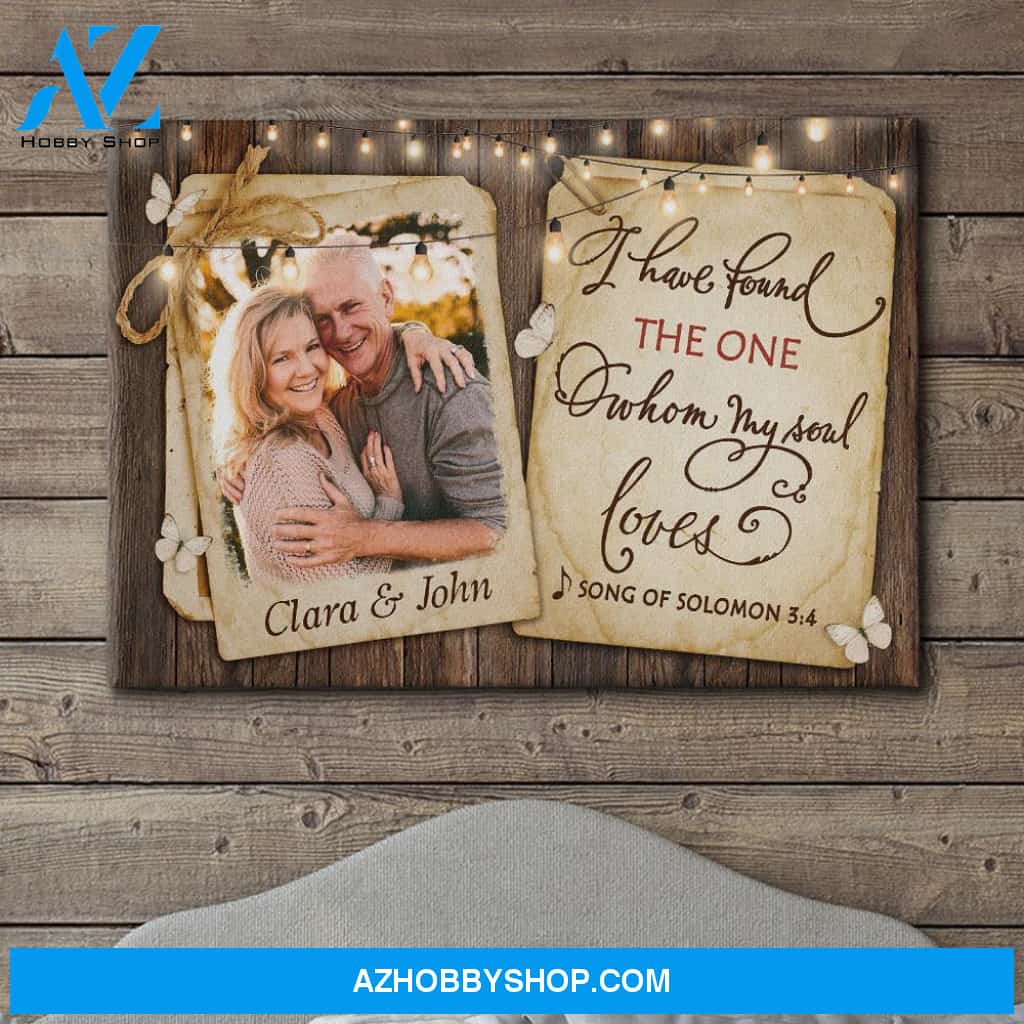 I Have Found The One - Personalized Custom Photo Canvas