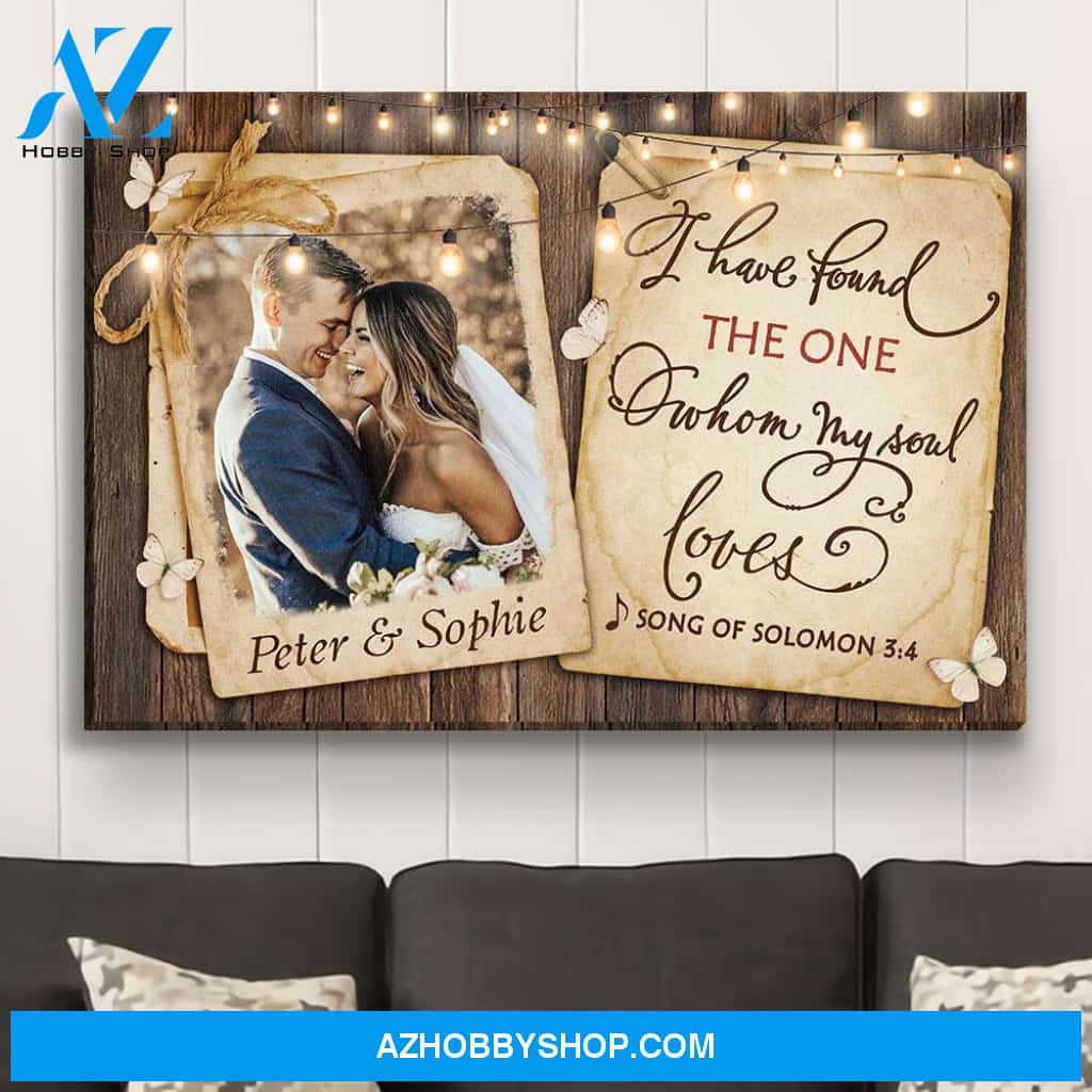 I Have Found The One - Personalized Custom Photo Canvas