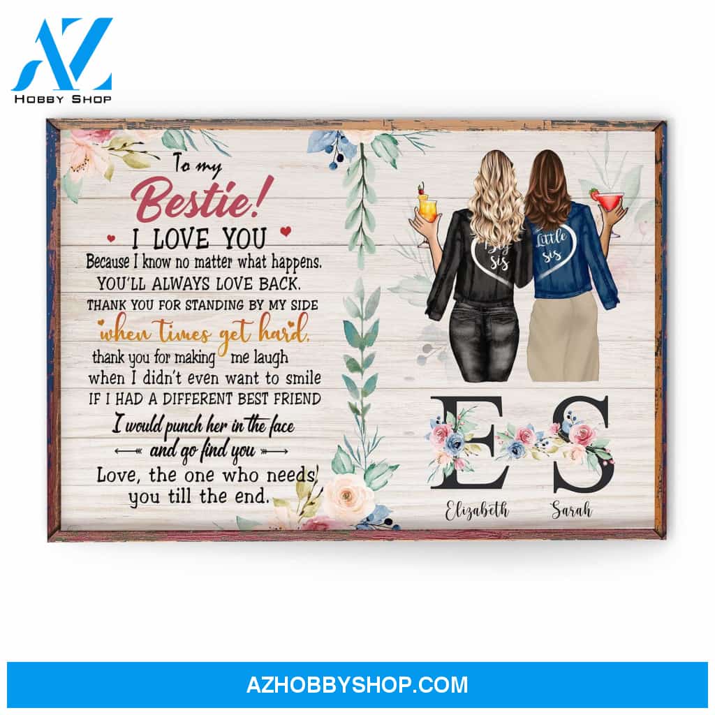 I Would Fight a Bear For You Sister Canvas & Poster