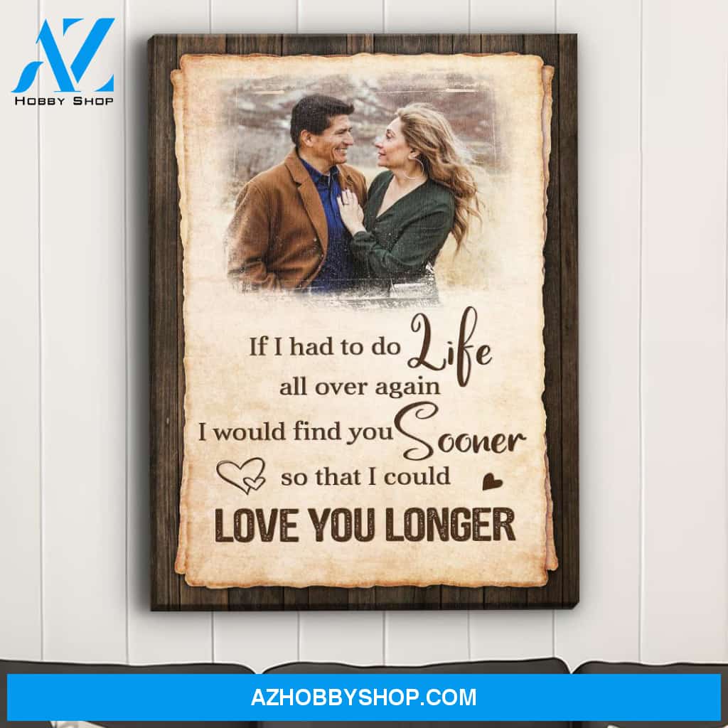 I Would Find You - Personalized Custom Photo Canvas