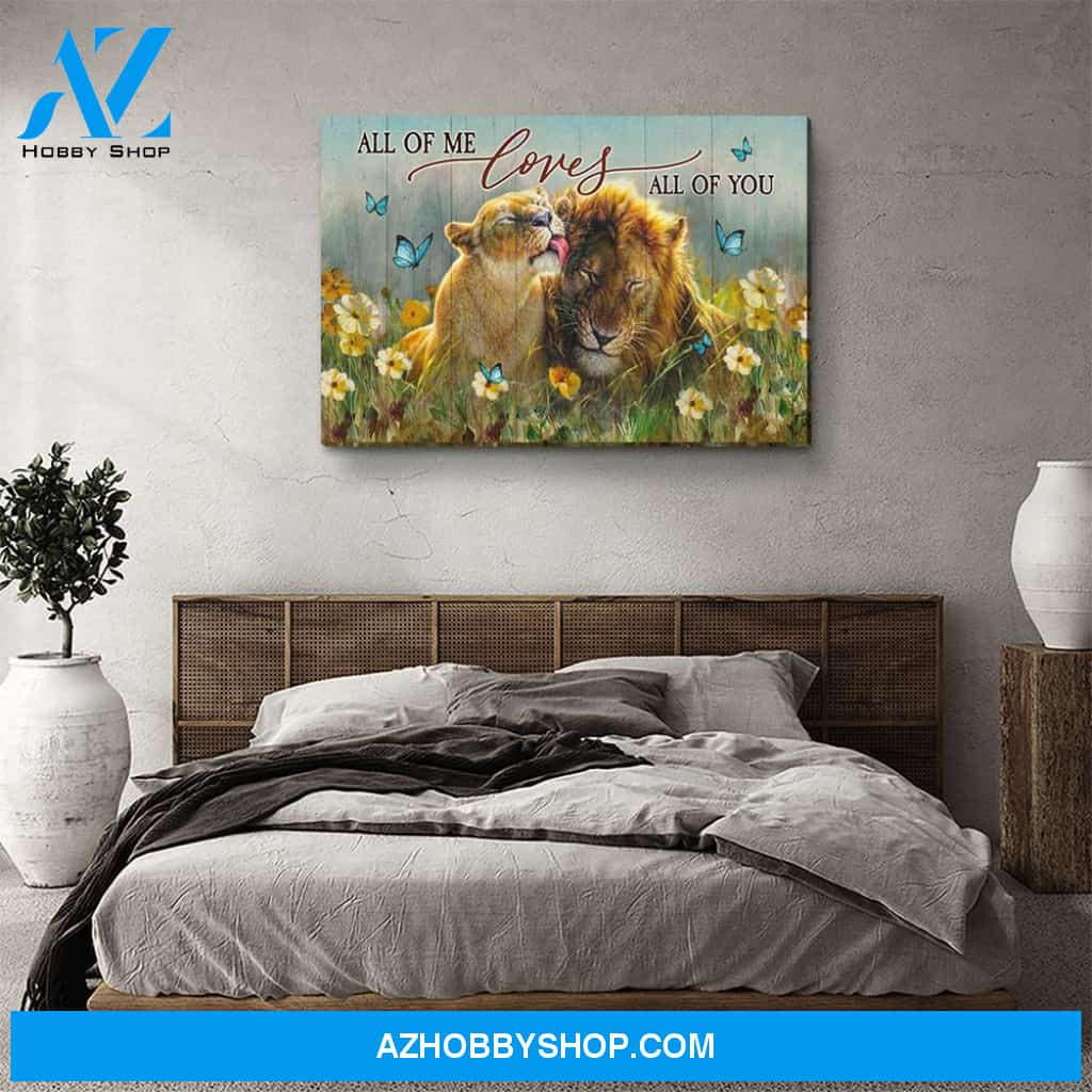 Lion - All Of Me - Premium Matte Canvas