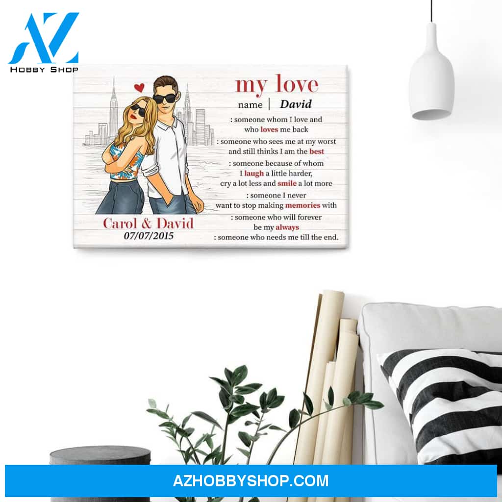 Love Definition, Couple Custom Poster/Canvas, Gift For Lovers