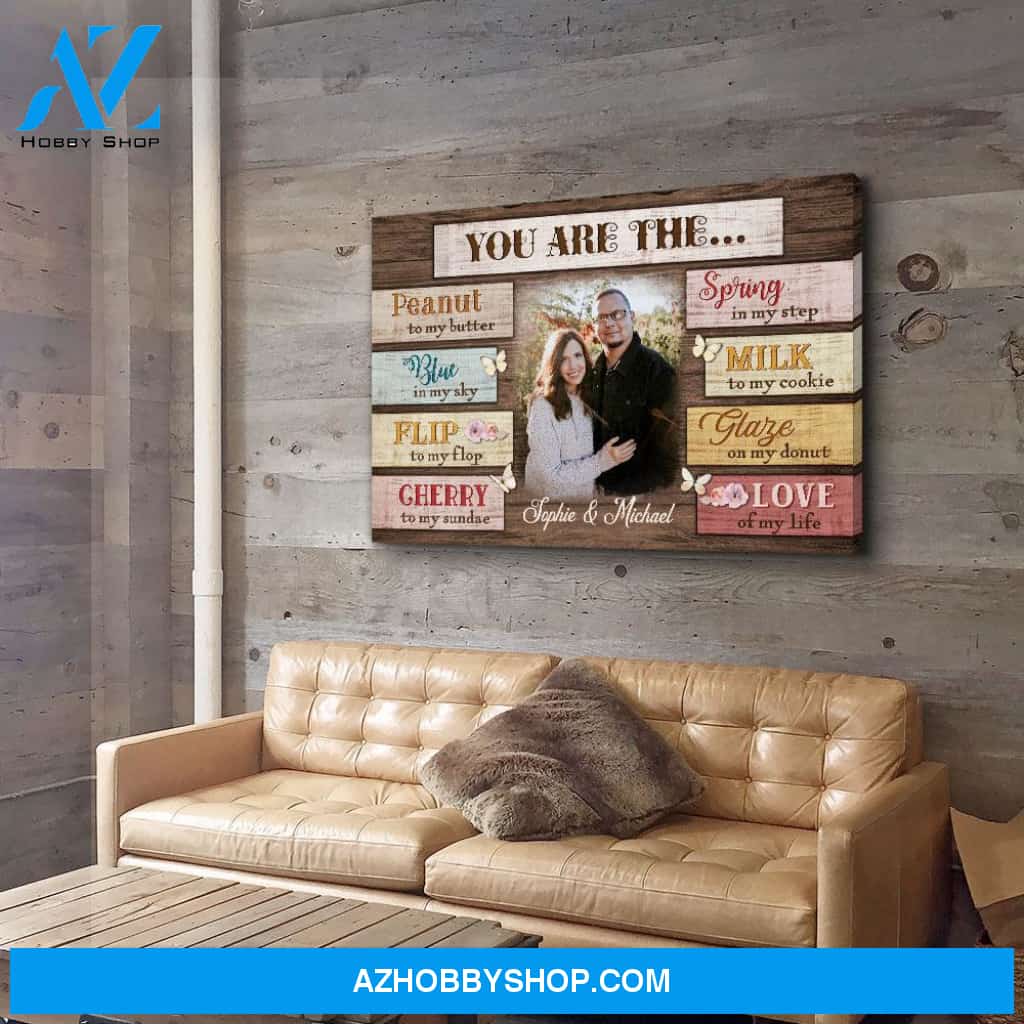 Love Of My Life - Personalized Custom Photo Canvas