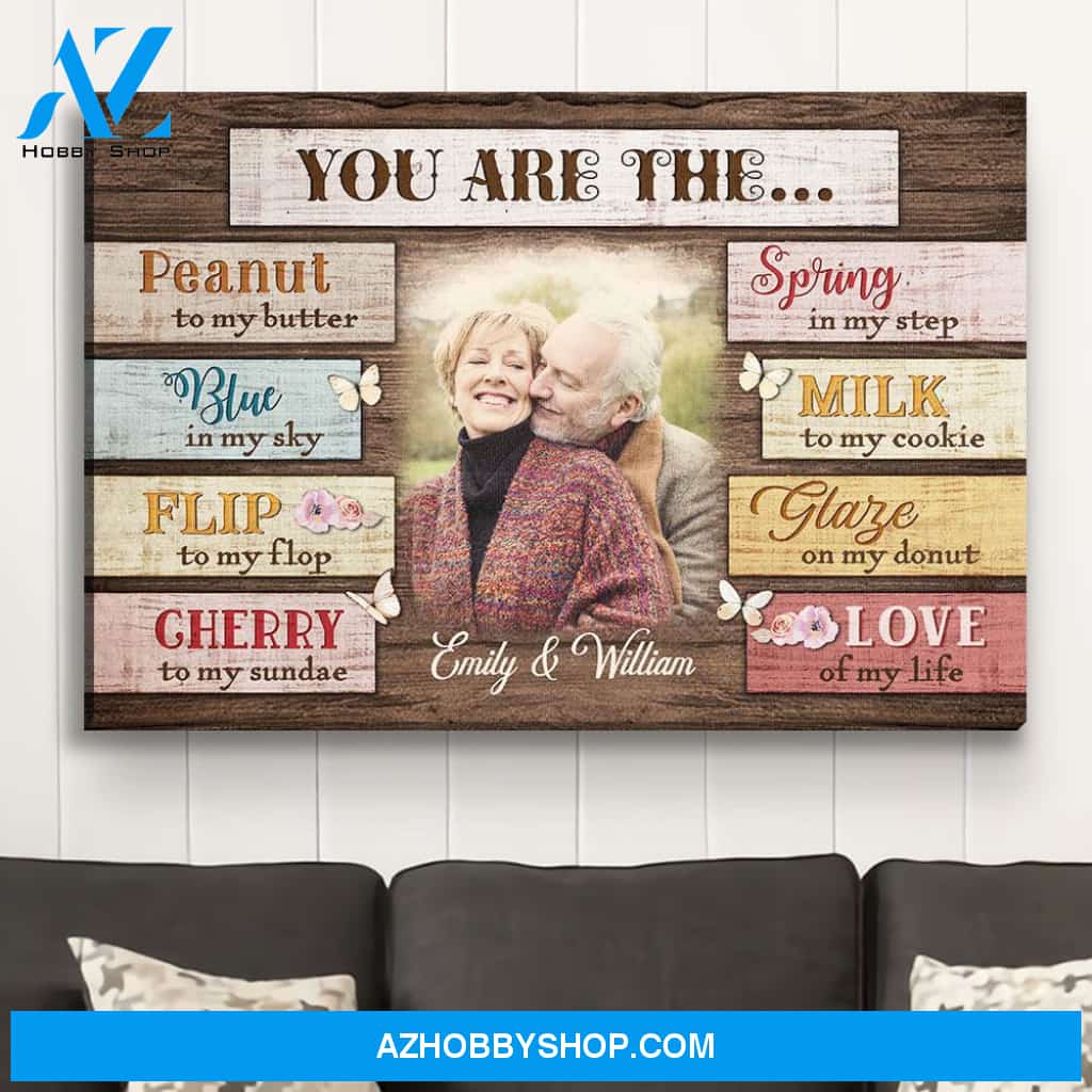 Love Of My Life - Personalized Custom Photo Canvas