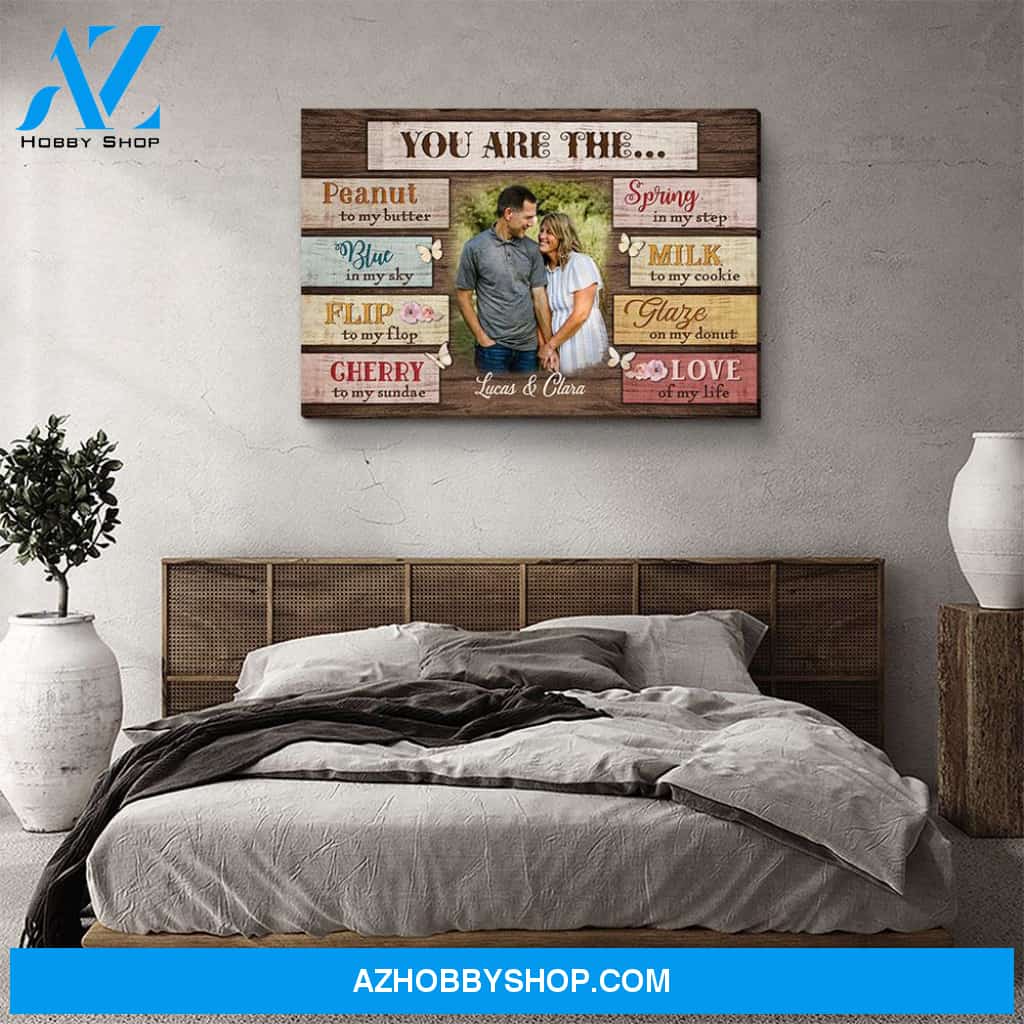 Love Of My Life - Personalized Custom Photo Canvas