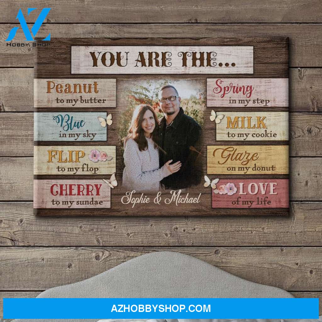 Love Of My Life - Personalized Custom Photo Canvas