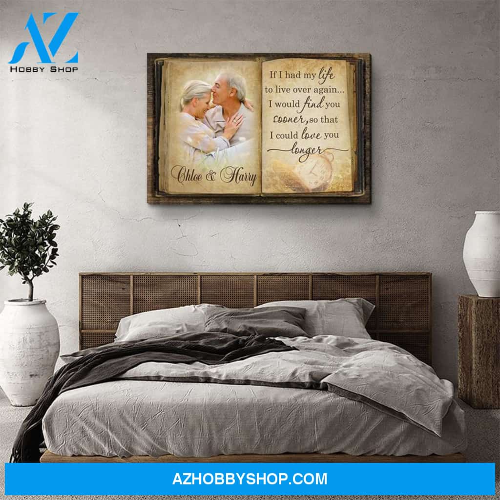 Love You Longer - Personalized Custom Photo Canvas