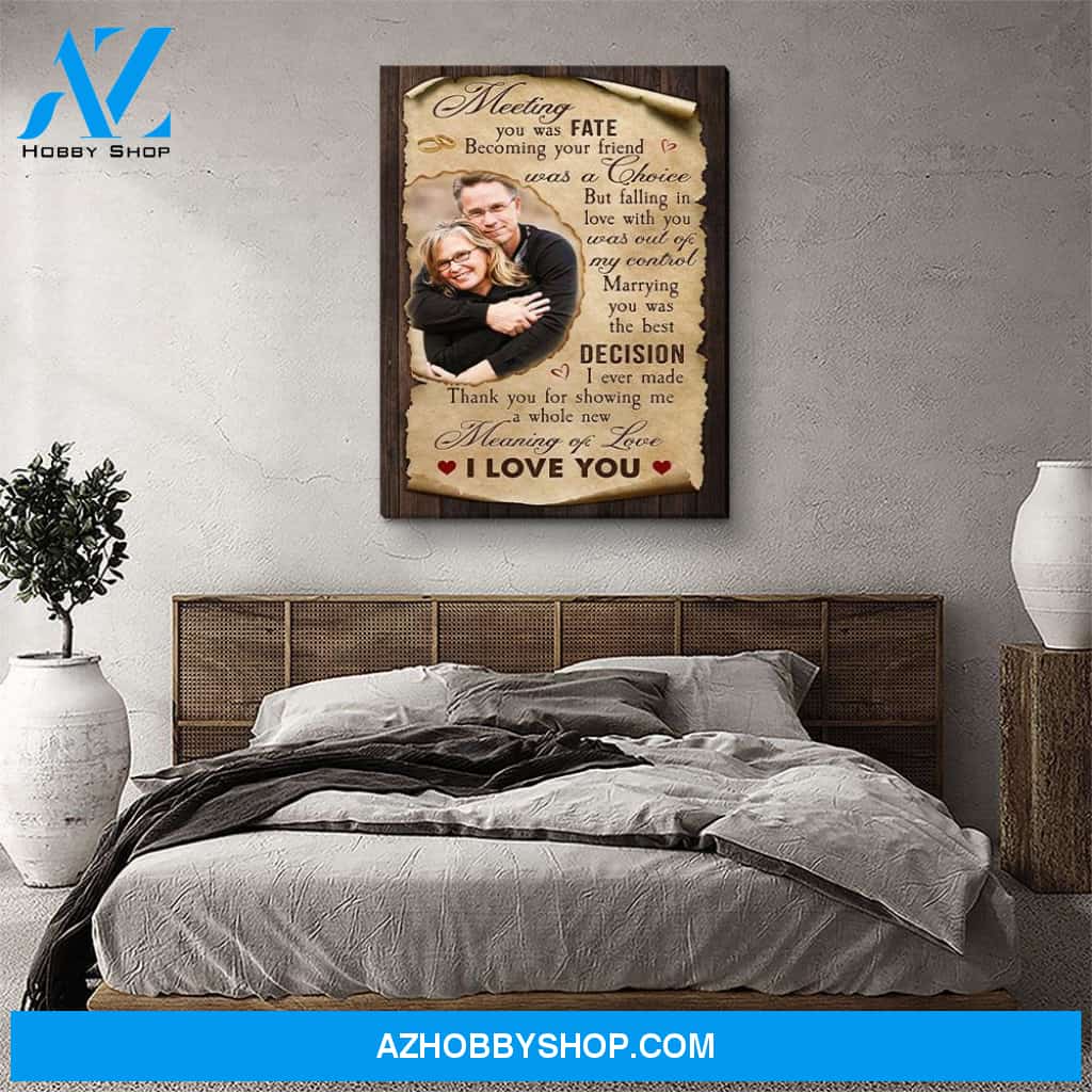 Meaning Of Love - Personalized Custom Photo Canvas