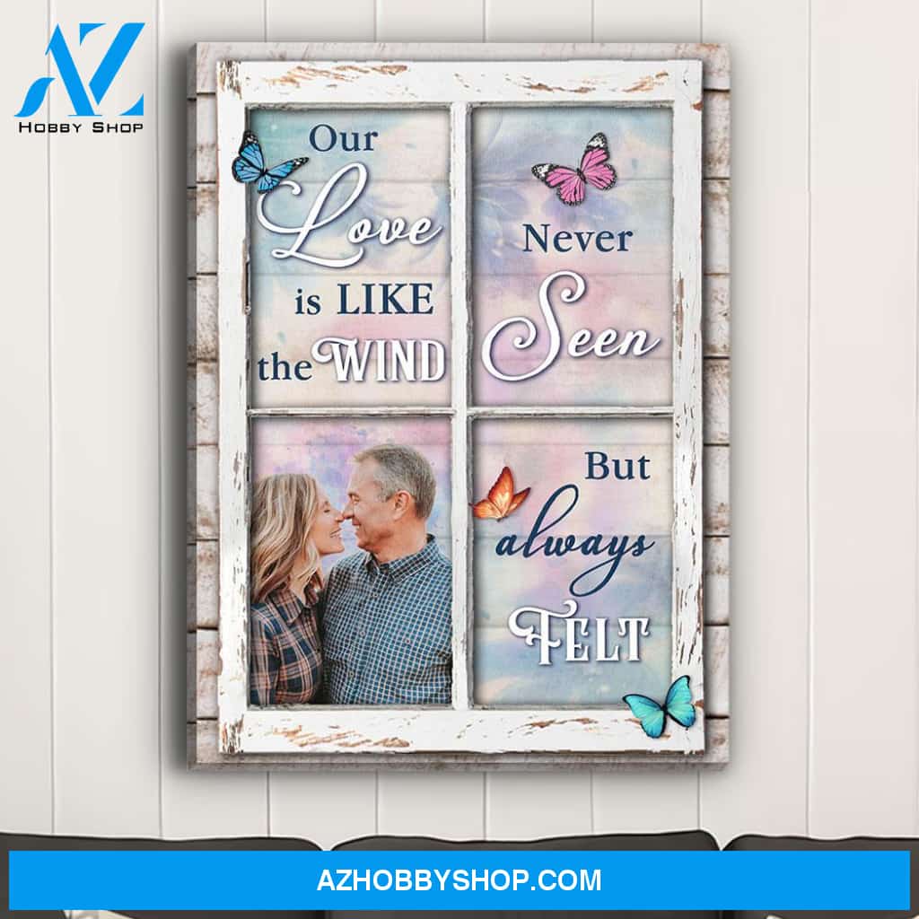 Our Love - Personalized Custom Photo Canvas