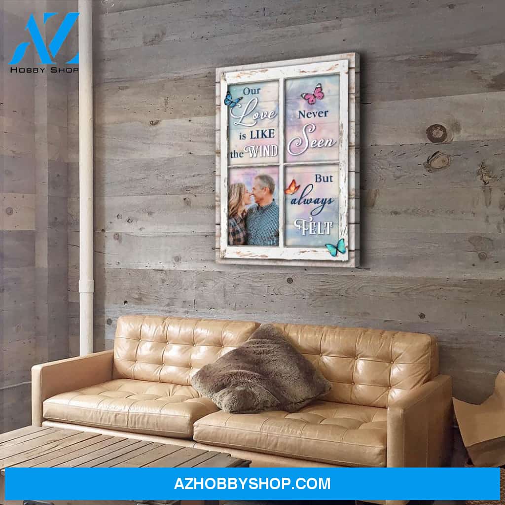 Our Love - Personalized Custom Photo Canvas
