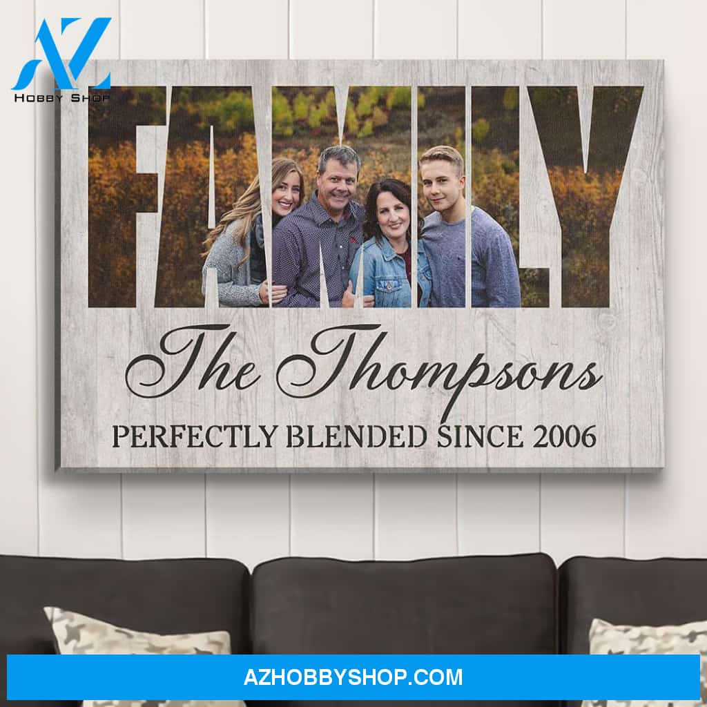 Perfectly Blended - Personalized Custom Photo Canvas