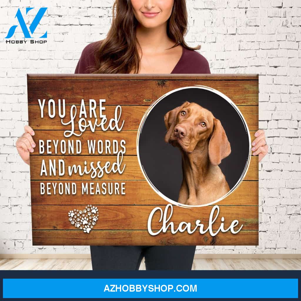 Pet Memorial Color Premium Canvas
