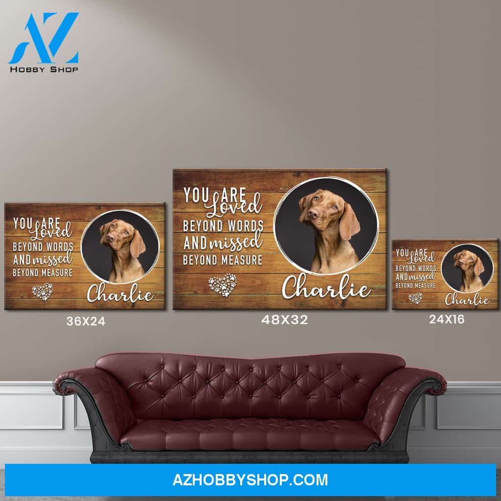 Pet Memorial Color Premium Canvas