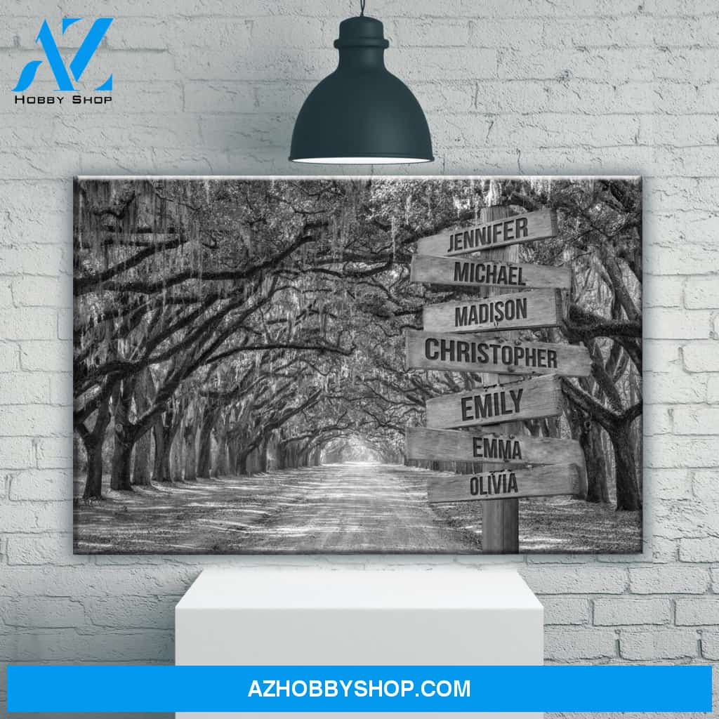 Savannah Road Multi-Names Premium Canvas