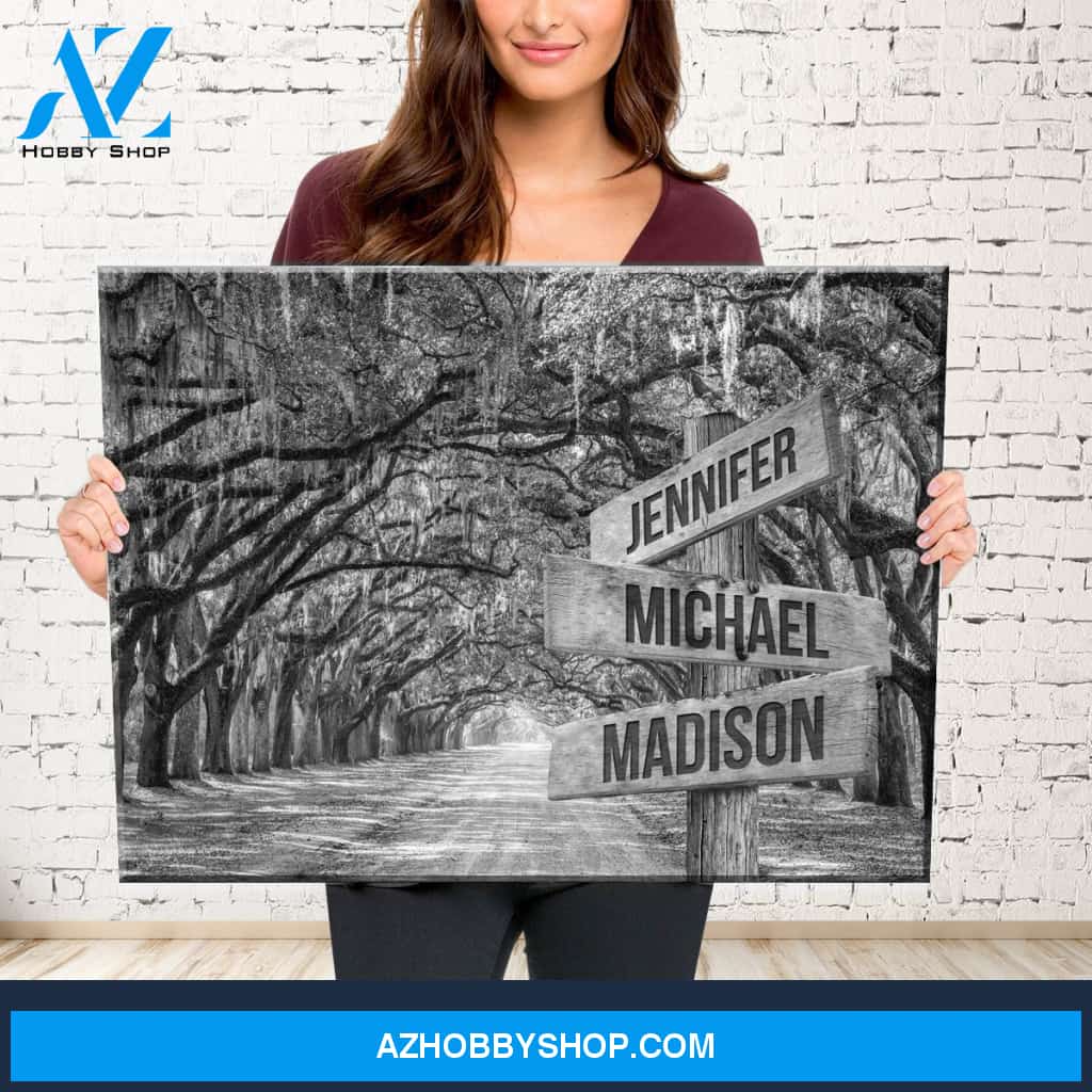 Savannah Road Multi-Names Premium Canvas