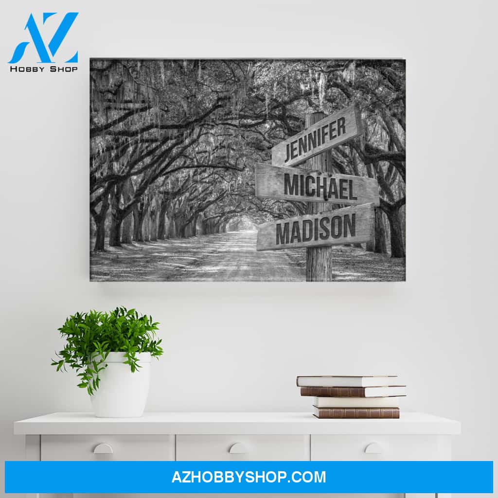 Savannah Road Multi-Names Premium Canvas