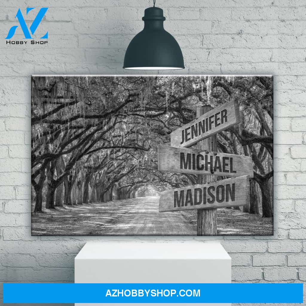 Savannah Road Multi-Names Premium Canvas