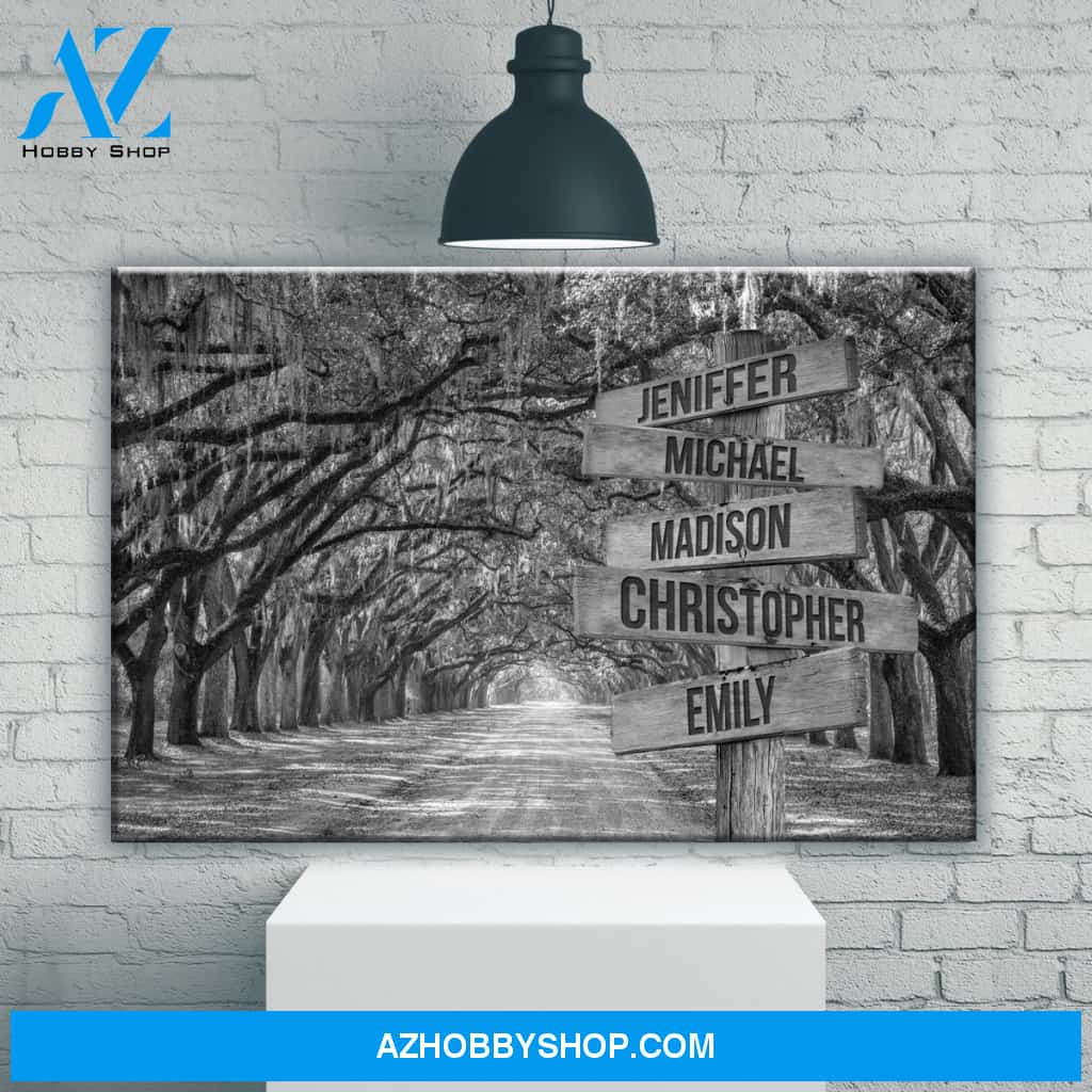 Savannah Road Multi-Names Premium Canvas