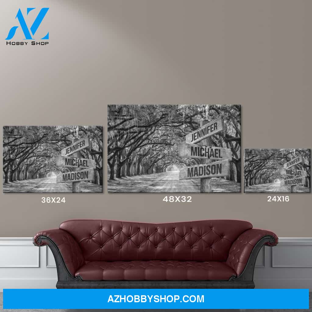 Savannah Road Multi-Names Premium Canvas
