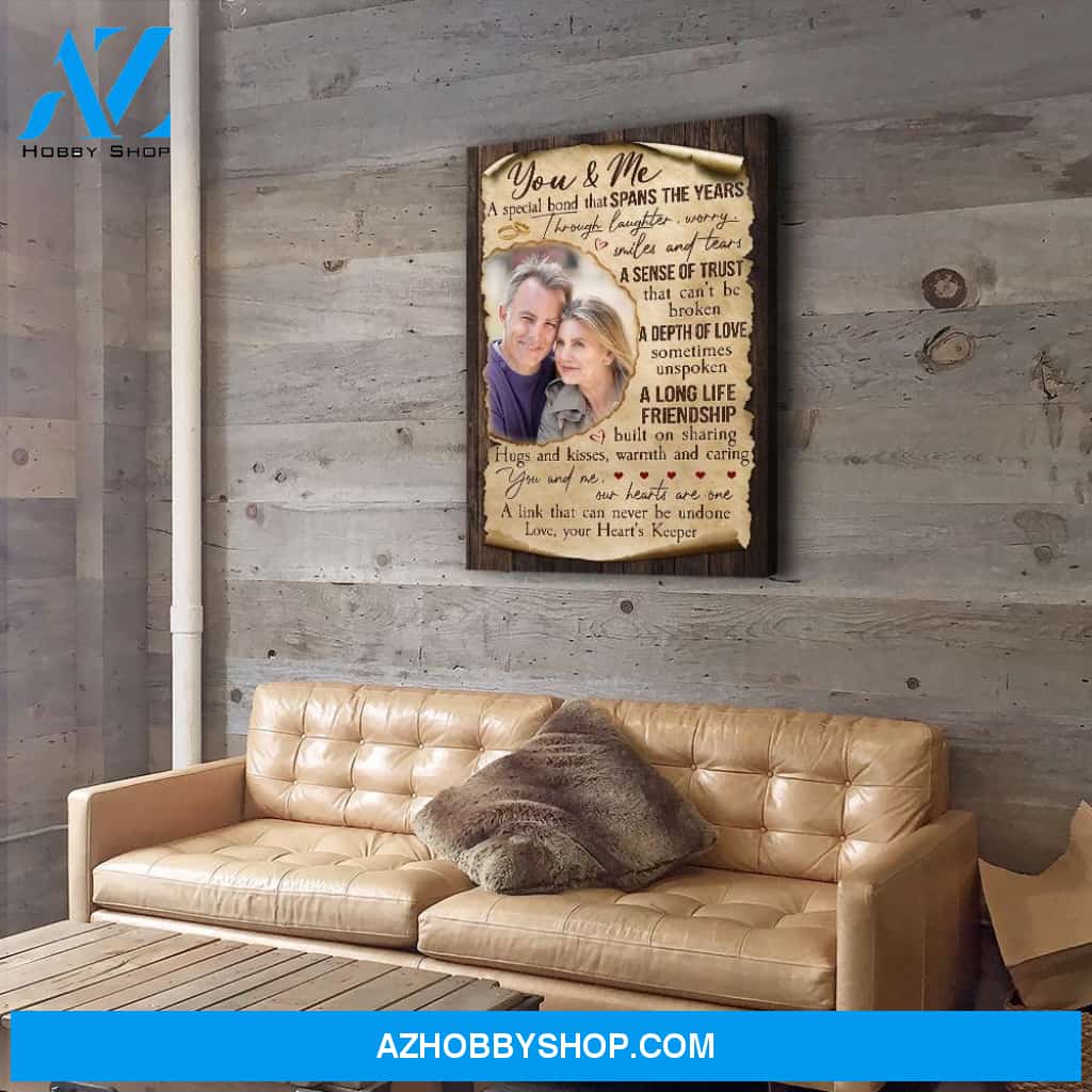 Spans The Years - Personalized Custom Photo Canvas