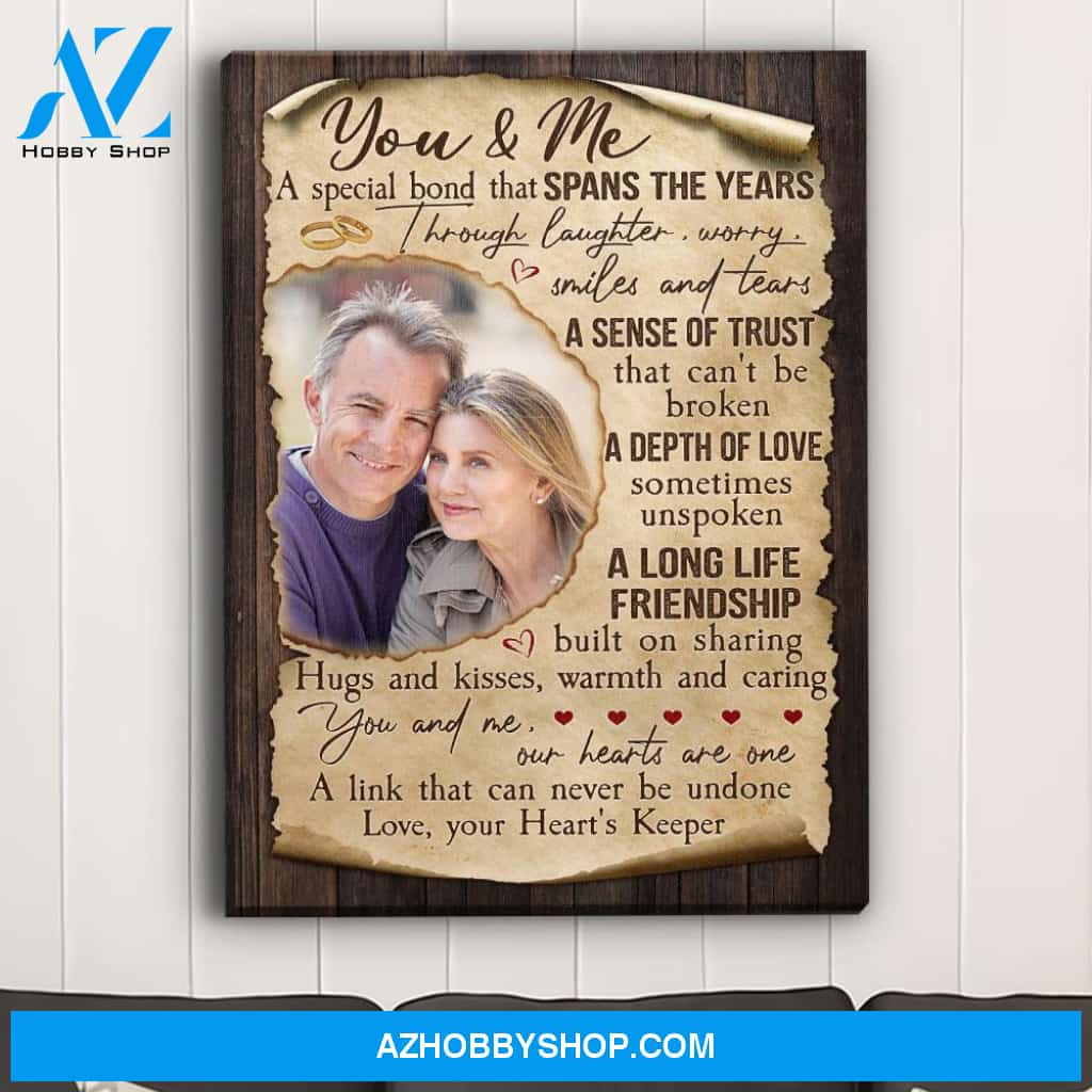 Spans The Years - Personalized Custom Photo Canvas