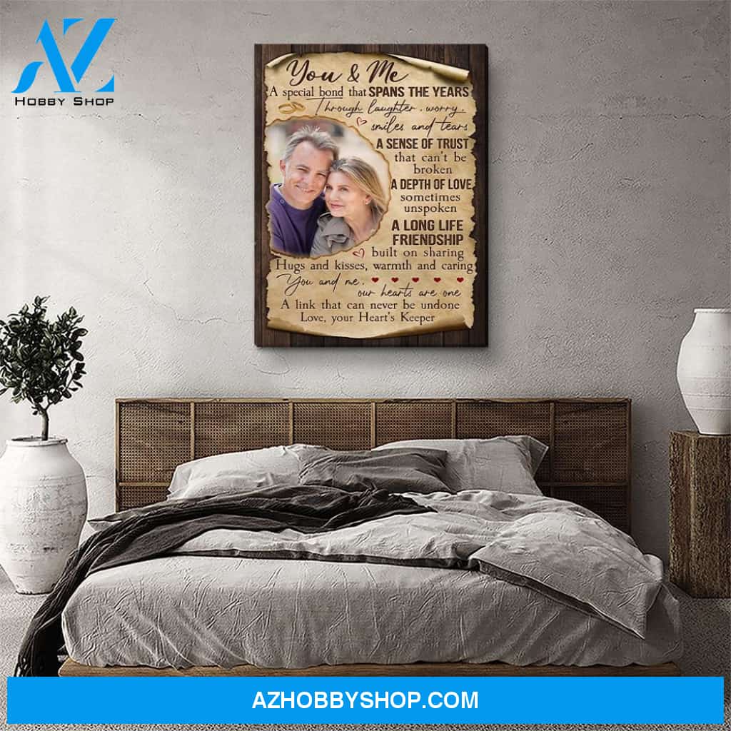 Spans The Years - Personalized Custom Photo Canvas