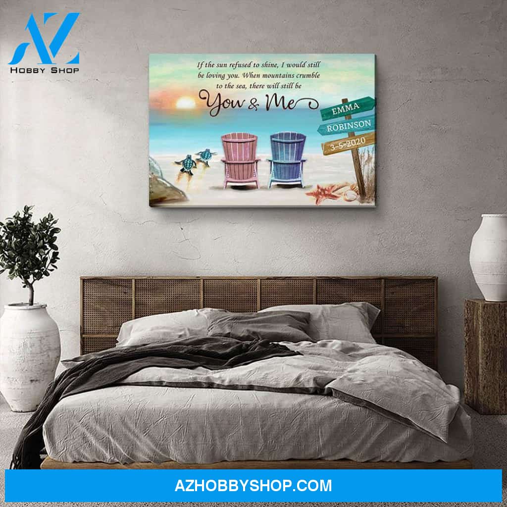 Still Be You And Me - Personalized Custom Name Canvas