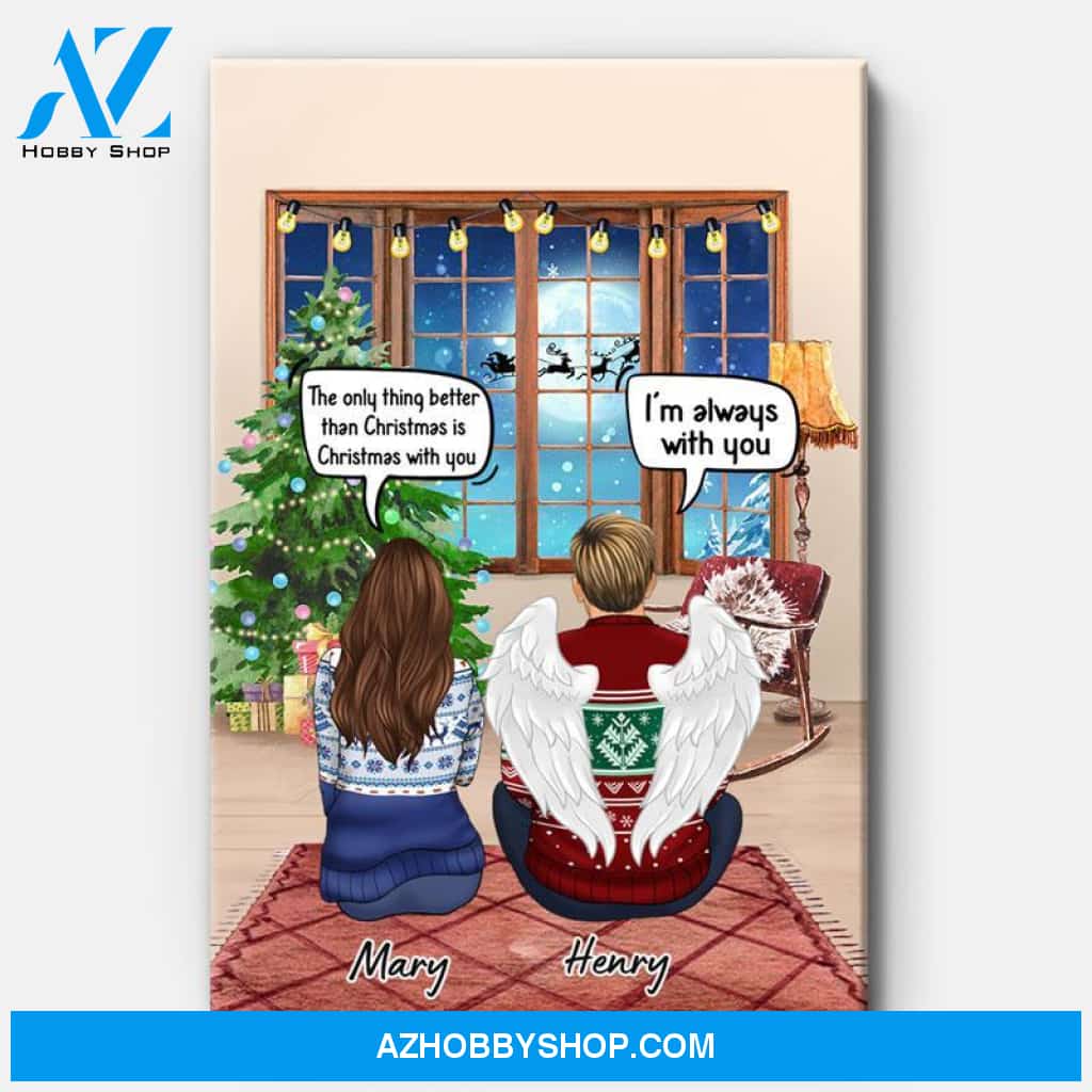 Still Talk About You Conversation, Christmas Memorial Gift, Premium Personalized Canvas Wall Art