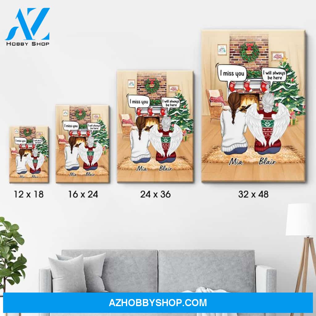 Still Talk About You Conversation, Christmas Memorial Gift, Premium Personalized Canvas Wall Art