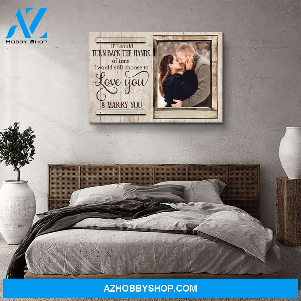 The Hands Of Time - Personalized Custom Photo Canvas